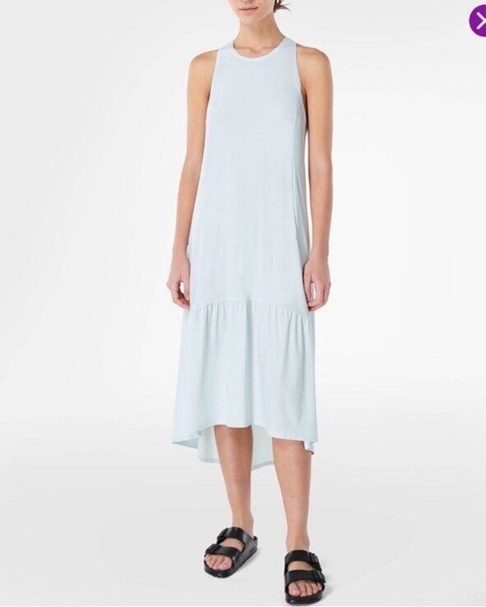Sweaty Betty‎ Explorer Ace Midi Dress Azure Blue Capsole Summer Womens Size XXL